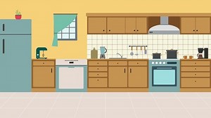 Animated Video Kitchen Having Nicely Arranged Stock Footage Video (100% Royalty-free) 1084177510 | Shutterstock