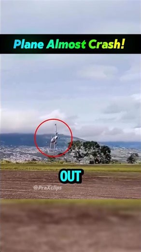 THIS PLANE ALMOST CRASHED… WAIT 😳✈️ #shorts #shortsfeed #nobatidao #planecrash