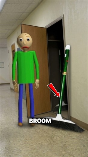 This BROOM Can Actually Save You From Baldi! 😳