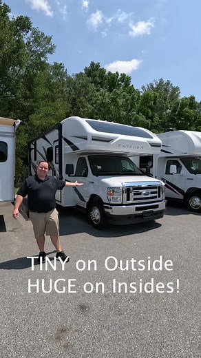 Tiny Motorhome that HUGE on the insides! #rv #camping #motorhome #mattsrvreviews #generalrv