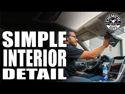 How To Quickly Clean Car Interior - Infiniti Q50 - Chemical Guys Car Care