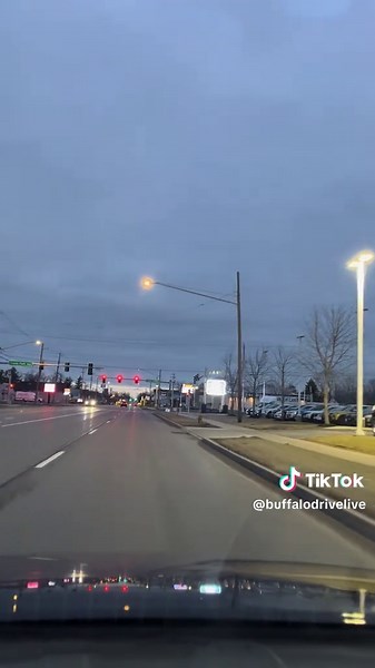 Calm Evening Drive Through Buffalo Streets