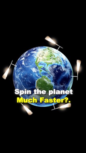 Spinning Earth Faster: 8 Billion Rockets vs. Earth's Rotation
