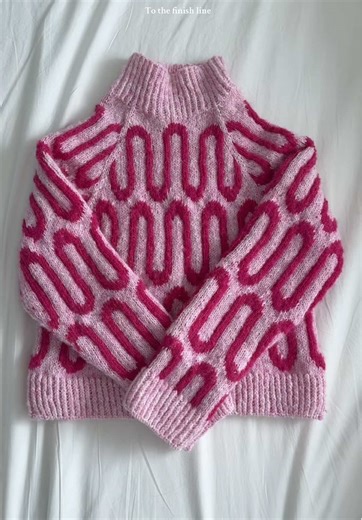 Wave Sweater Knitting Pattern and Color Inspiration