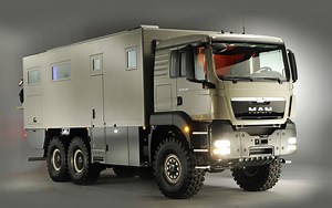 action mobil XRS 7200 expedition vehicle is a penthouse on wheels