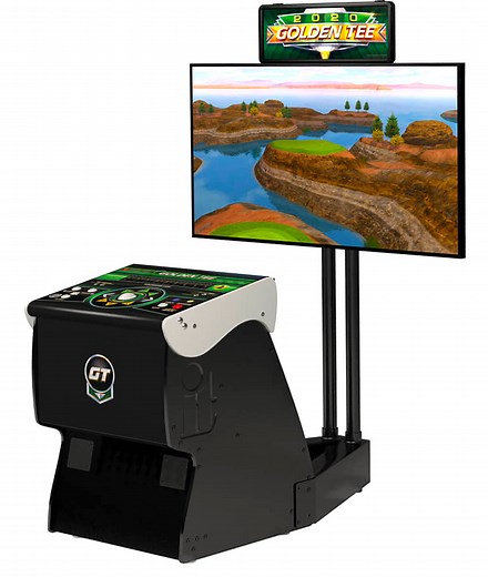 Golden Tee Golf Video Game - Arcade Party Rental Interactive Sports