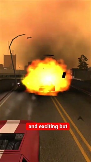 Why do cars explode so easily in GTA? 😳 #gta #shorts #gaming #gamefacts #gtasanandreas #gtasa