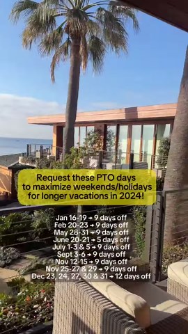 3M views · 6.5K reactions | How to strategize holidays & weekends for more vacation! #travel #vacation #weekend #hotel #resort #holiday #trip #abroad #vacay #money #finance #budgeting #budget #pto #ooo | Your Rich BFF | Facebook