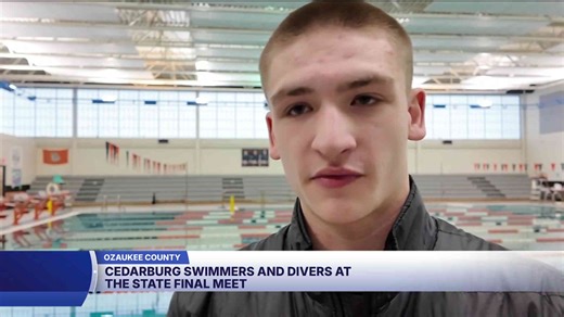 Cedarburg swimmers and divers compete at WIAA Division 2 boys state finals
