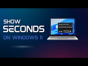How to Show Seconds in Taskbar Clock on Windows 11