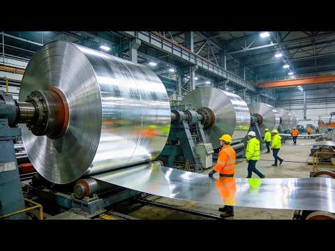 How Aluminum Foil is Made: Rolling Metal 15x Thinner Than a Hair
