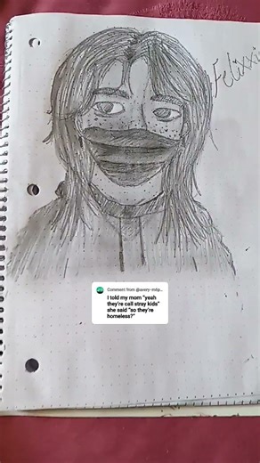 I drew felix again (dance practice fit)‪@StrayKids‬ #skz #felix