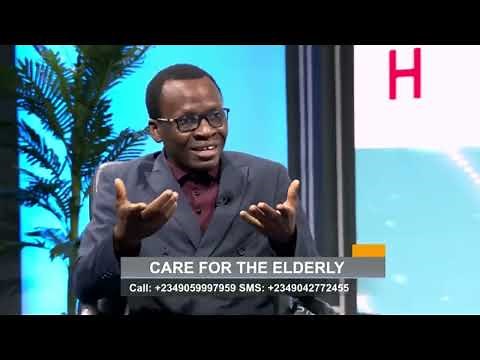 Dr Ibode on an interview with DOVE TV on the subject: CARE FOR THE ELDERLY