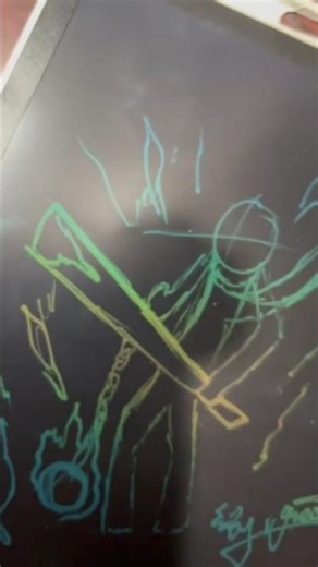 drawing stick man in magic slate #stickman #magicslate #tatasierra2025