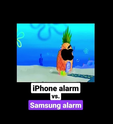 Samsung vs iPhone Alarm Battle - Android Meme