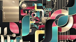 Modern Art Deco Background 1