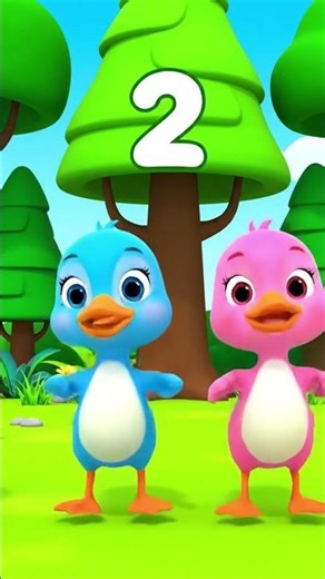 Cute 3D Duck Cartoon 🦆🌈 | Fun Nursery Rhyme & Learning Animation for Kids