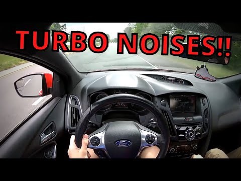 POV Driving 2014 Ford Focus ST3 - INSANE Turbo Noise, Accelerations & Handling!!