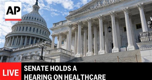 LIVE: Senate holds a hearing on healthcare
