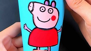 小猪佩奇一家人 纸杯手工 DIY