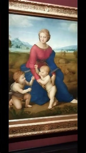 Madonna del prato, Raffaello Santi Kunsthistorisches Museum Wien #art #painting #raffaello