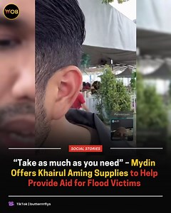 Thank you Khairul Aming & Datuk Ameer Ali Mydin Full article 🔗: https://worldofbuzz.com/take-as-much-as-you-need-mydin-offers-khairul-aming-supplies-to-help-provide-aid-for-flood-victims/ | WORLD OF BUZZ