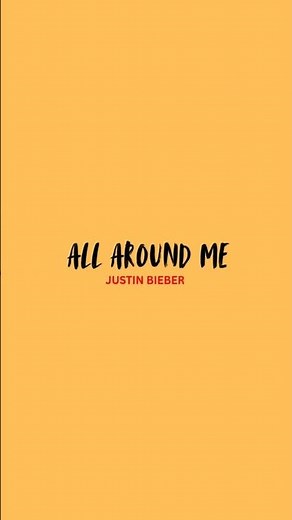 Justin Bieber - All Around Me (Lyrics) #viral #justinbieber #trending #bieberfever #music #youtube