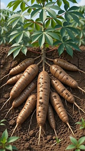 Cassava Growing Time Lapse | Planting to Harvest & Selling | Natural Sounds Only