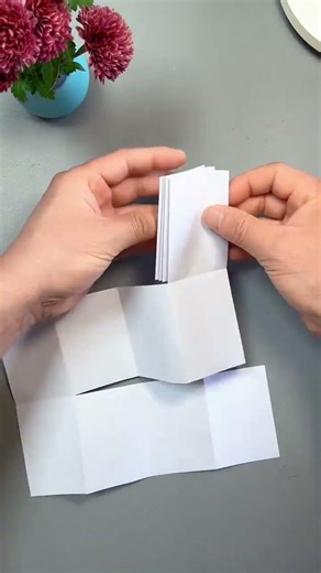 Make a small notebook with an A4 sheet of paper#Origami#Handmade#diy#Notebook