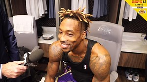 Dwight Howard talking about how happy he is for JaVale McGee, playing without AD, and defending KCP on IG. | ESPN Los Angeles