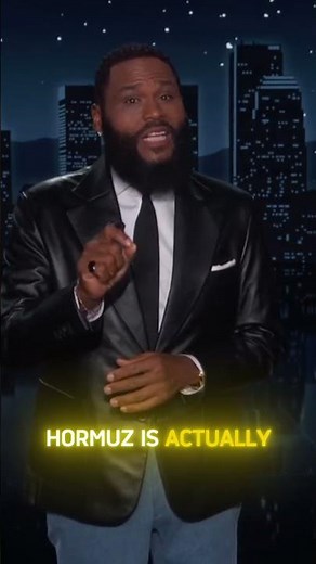 Anthony Anderson reacts to the Trump vs. Iran Strait of Hormuz drama!