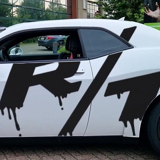 Dodge Challenger/Charger R/T Drip Style Logo Universal Decal