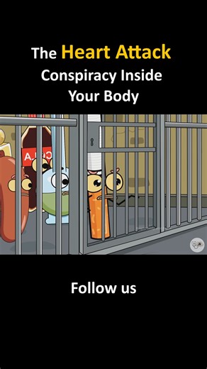 Bright Body and Brain on Instagram: "A heart attack happens when blood flow to the heart muscle is suddenly blocked. This usually occurs in the coronary arteries, which supply oxygen to the heart. Over time, habits like smoking, high sugar intake, unhealthy fats, alcohol, stress, and inactivity damage blood vessels. This damage allows LDL (bad) cholesterol, fats, and calcium to build up on artery walls, forming plaque. Plaque is unstable. When it cracks, the body treats it like an injury and for