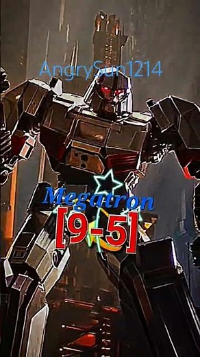 Megatron vs. Peacekeeper.