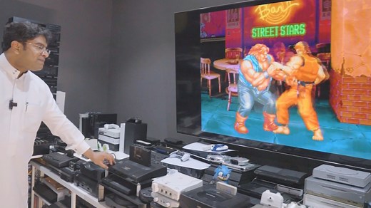Ibrahim Al-Nasser from Saudi Arabia has connected over 400 different games consoles to one TV 🤯 | Guinness World Records