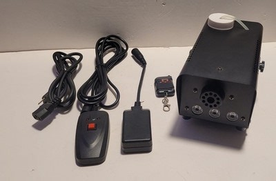 400W Fog Smoke Machine Fogger with RGB 3 LED Lights & Wireless Remote | eBay