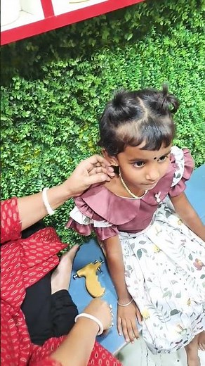 Ear piercing Gun technique 👌 😍