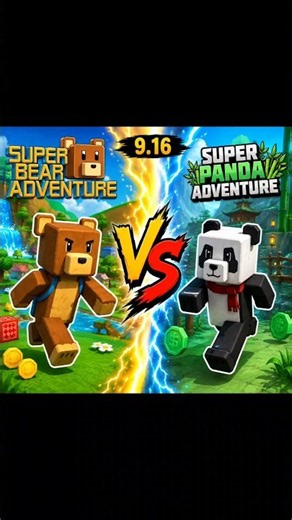 Super Bear Adventure vs Super Panda Adventure 🐻🐼 | Which Game Is Better? |