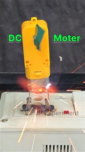 Mini moter vs electricity #experiment #shorts #scienceexperiment