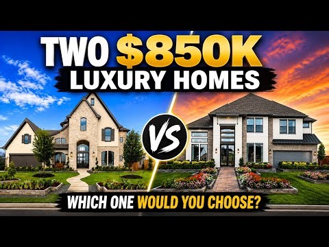 $850K Luxury Home: Which One Would You Buy?