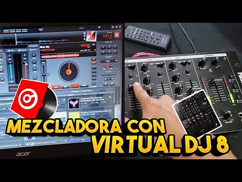 COMO CONECTAR UNA MEZCLADORA A VIRTUAL DJ 8 | DJ Jetbr