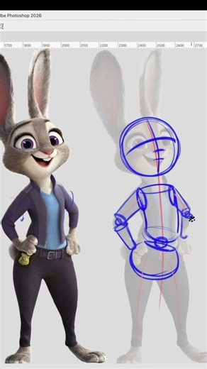 Breaking down Zootopia character structure