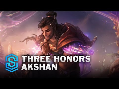 Three Honors Akshan Skin Spotlight - League of Legends