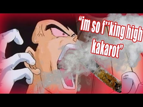 Vegeta hits a DMT cart