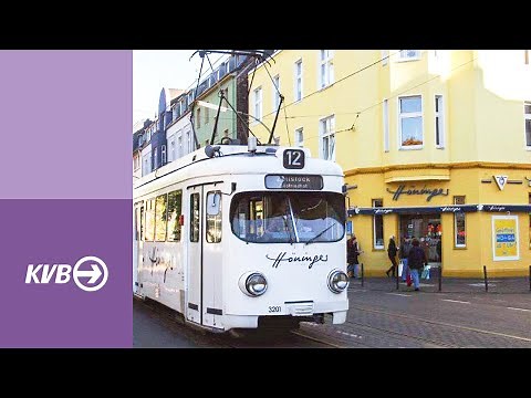 Historisches Köln: die Linie 12 im Jahr 1963