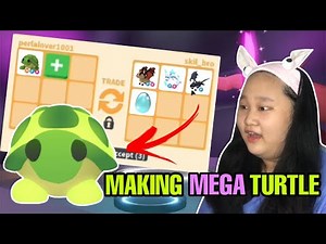 WHAT PEOPLE TRADE FOR A MEGA TURTLE (MAKING MEGA NEON TURTLE) ADOPT ME