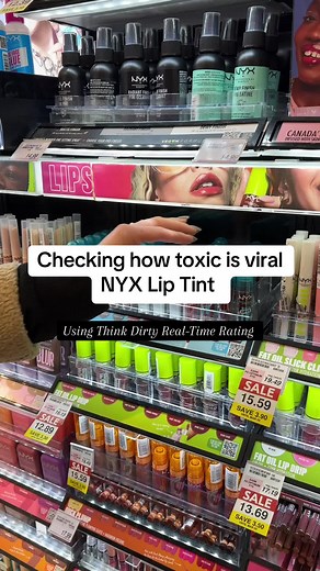 Is the viral NYX Lip Tint as clean as it looks? 🚨 We put it to the test using Think Dirty’s Real-Time Rating—and the results might surprise you! 👀💄 Want instant ingredient breakdowns while you shop? Unlock Real-Time Rating with Think Dirty Web Premium! ✨ Tap the link in bio to get started! 💚