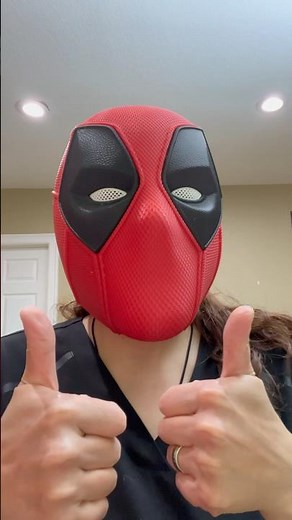 3d printed magnetic Deadpool mask #deadpool #3dprinting #bambulab #magnetic #mask