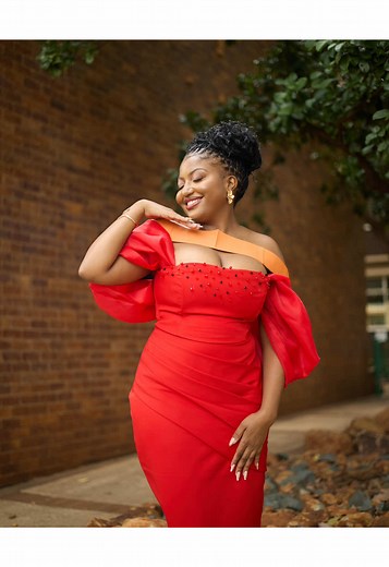 Stunning Red Dress for Graduation Ceremony