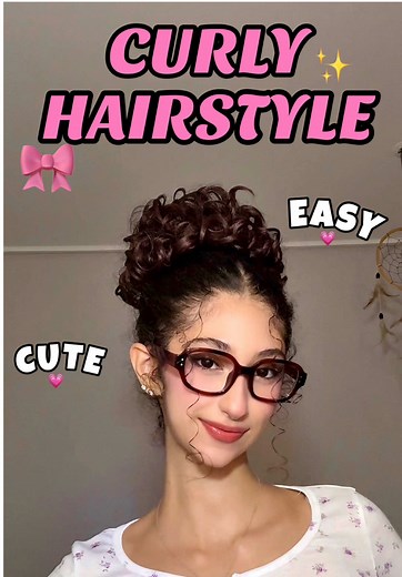 Cute Curly Hairstyle Tutorial for Beautiful Curls